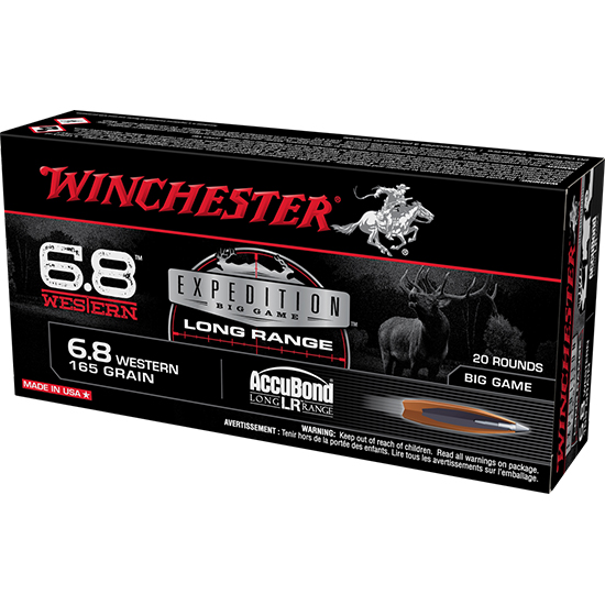 WIN EX BIG GAME LR 6.8WST 165GR ABLR 20/10 - Ammunition